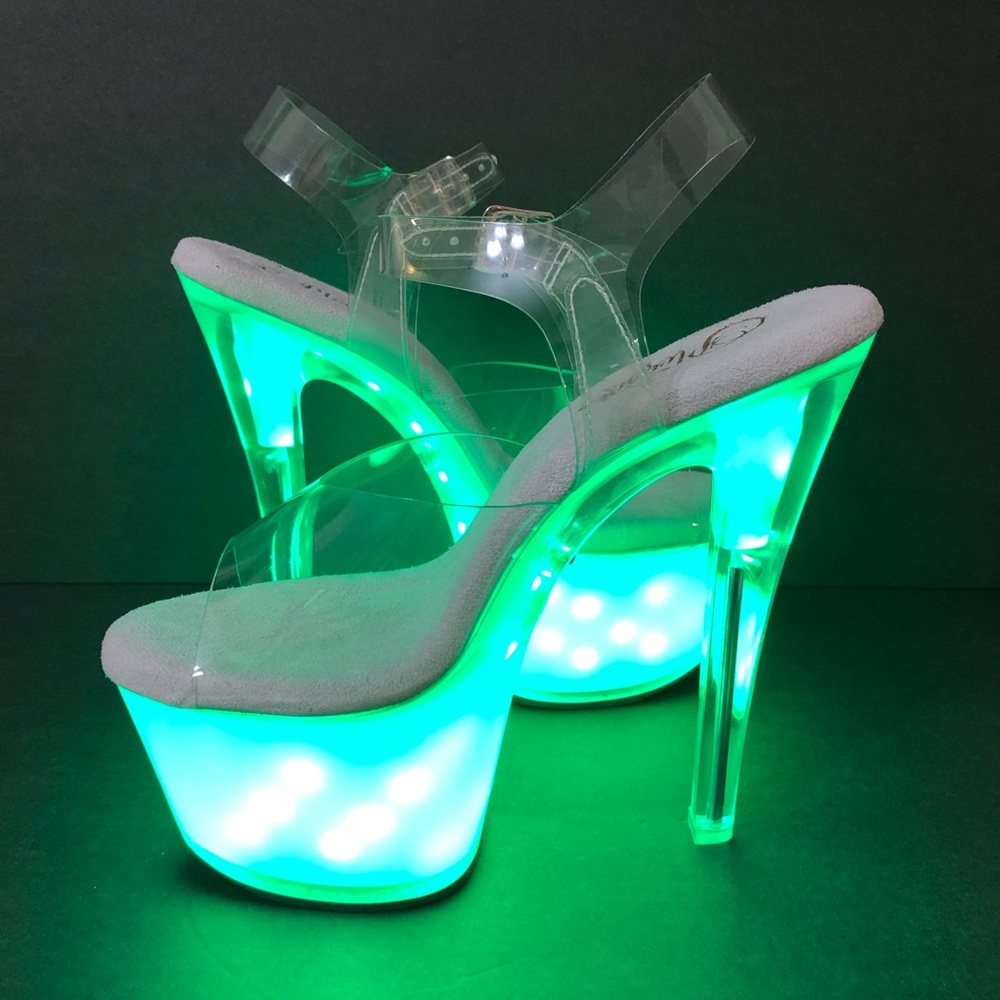 Pleaser Illuminator 708 Heels NWOB